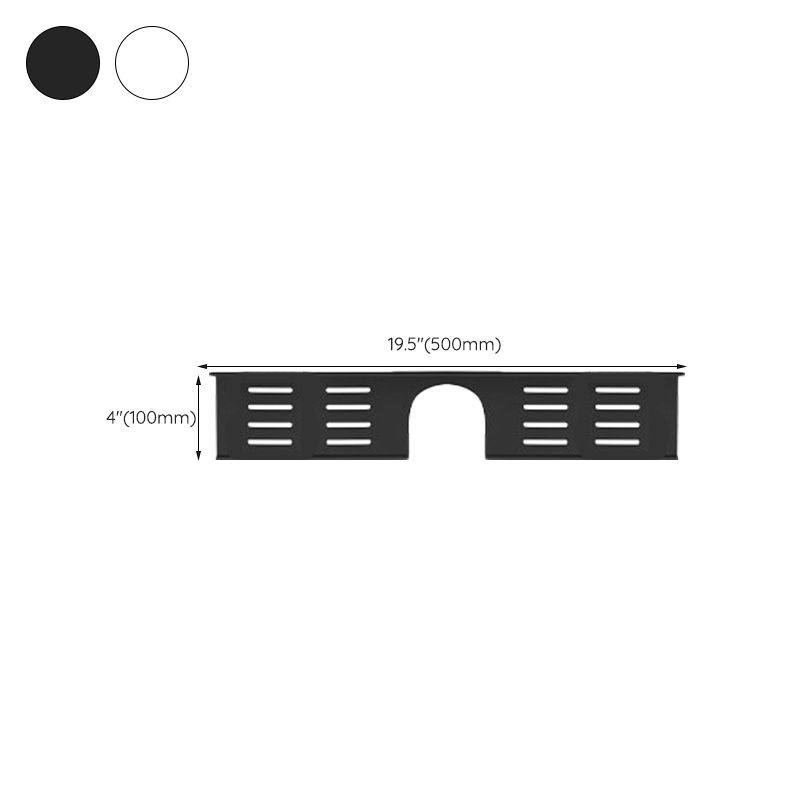 Frendorf | 2-teiliges modernes Badezimmer-Hardware-Set Badregal aus Aluminium
