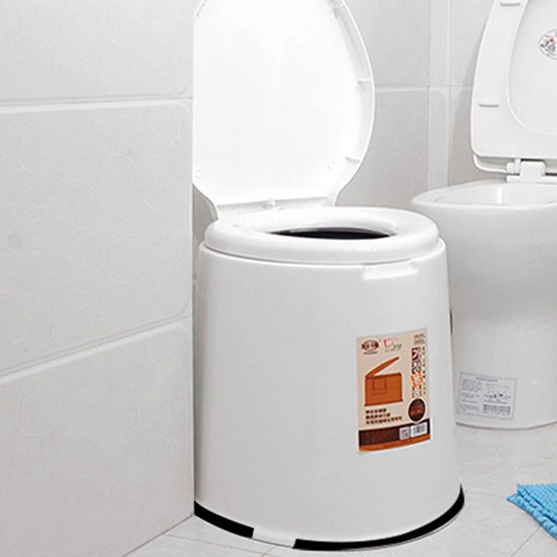 Frendorf | Moderne Kunststoff-WC-Bodenmontierte Toilettenschüssel mit Sitz für das Badezimmer