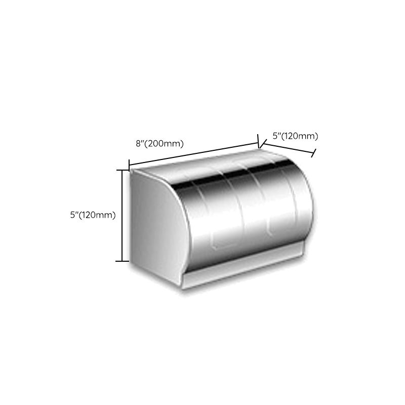 Frendorf | Modernes Edelstahl-Badezimmer-Set Papierhalter Badregal Badezimmerzubehör