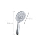 Frendorf | Modernes Stil Rund Handheld Dusche Badezimmer Metall Wandmontierte Hand Dusche