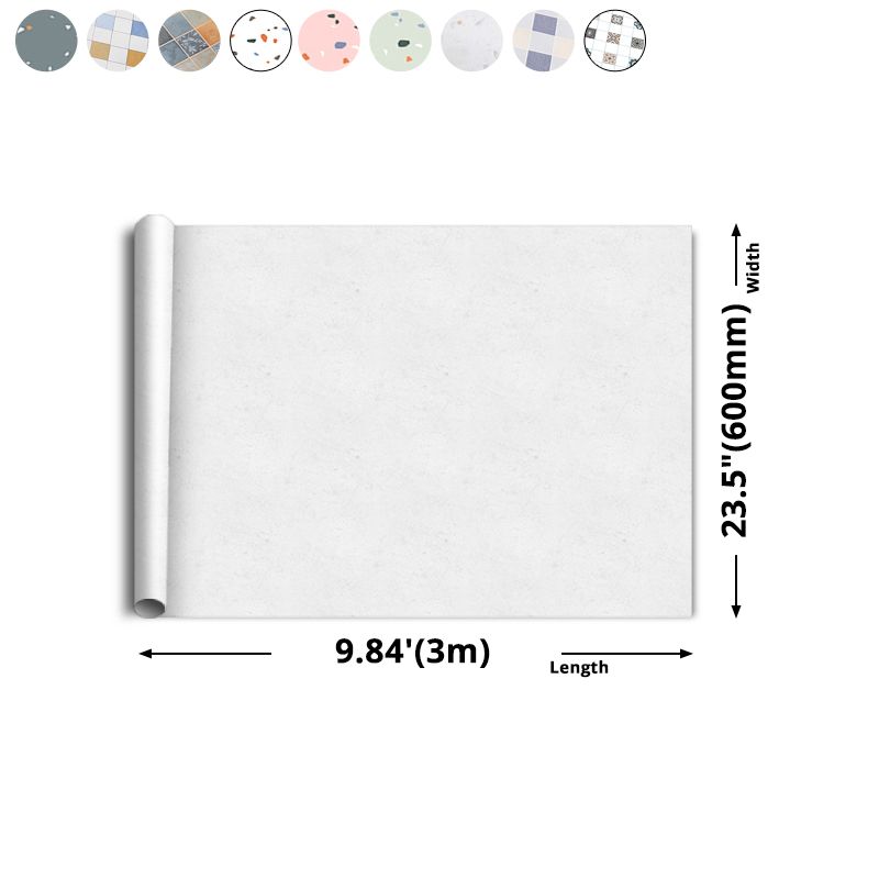 Frendorf | Modernes PVC-Boden Geometrisches Muster Peel and Stick Vinyl-Planke Boden