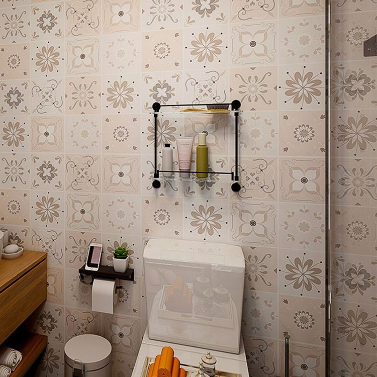 Frendorf | Spanisches Muster Einzelfliese Wasserfest Peel & Stick Fliese für Spritzschutz Wand