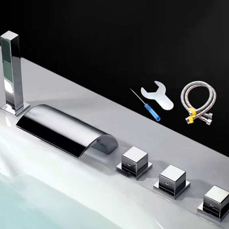 Frendorf | Zeitgenössischer Stil Badezimmer Wasserhahn Metall Aufsatzmontierter Badezimmer Wasserhahn