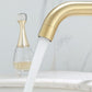 Frendorf | Deck Mounted Roman Tub Faucet Low Arc Tub Faucet Set in Gold