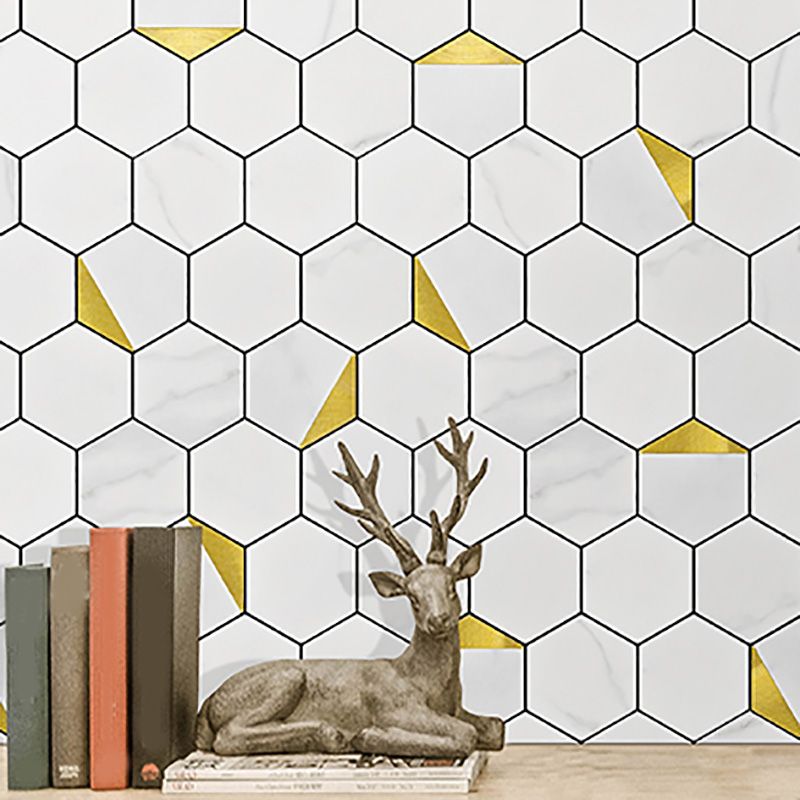 Frendorf | Hexagonale Moderne Peel and Stick Fliesen Mosaikfliesen Peel and Stick Rückwände