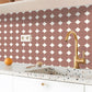 Frendorf | Hexagonales Mosaik Peel & Stick Fliese Wasserfeste Fliese für Splashback Wand