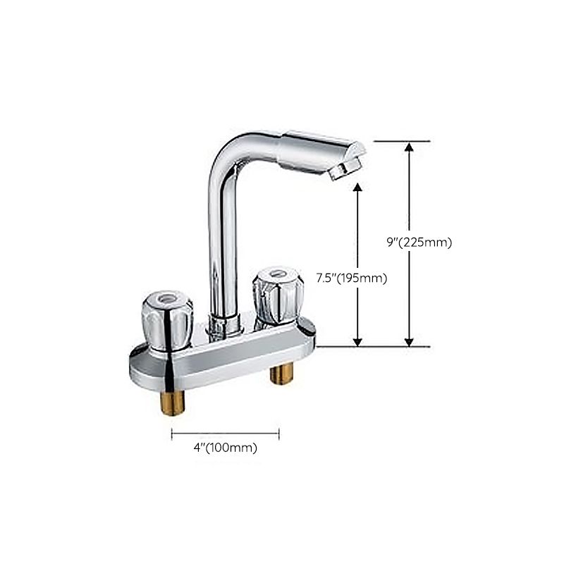 Frendorf | Moderner Stil Badezimmer Wasserhahn Doppelgriff Wasserhahn Schwenkauslauf Wasserhahn