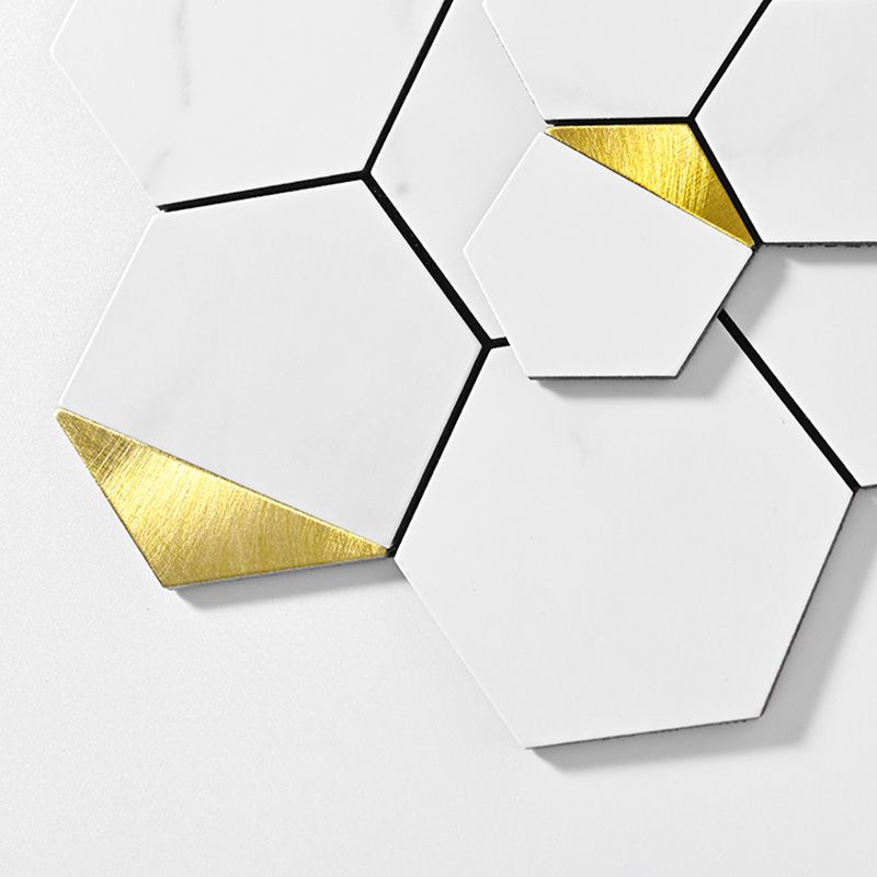 Frendorf | Hexagonale Moderne Peel and Stick Fliesen Mosaikfliesen Peel and Stick Rückwände