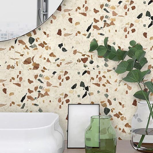 Frendorf | Braune rutschfeste Bodenfliese 30 cm x 60 cm Backsteinoptik Einzelfliese PVC