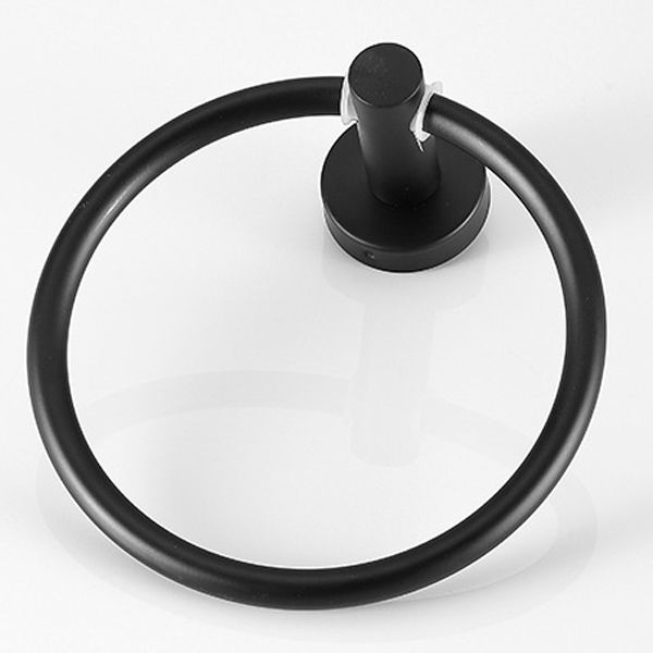 Frendorf | Modernes Badezimmer-Hardware-Set aus Edelstahl Gebürstetes Chrom Handtuchstange/Ring & Bademantel-Haken