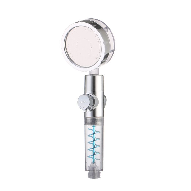 Frendorf | Kreativer Metall Duschkopf Einstellbarer Wasserfluss Runder Handheld Duschkopf