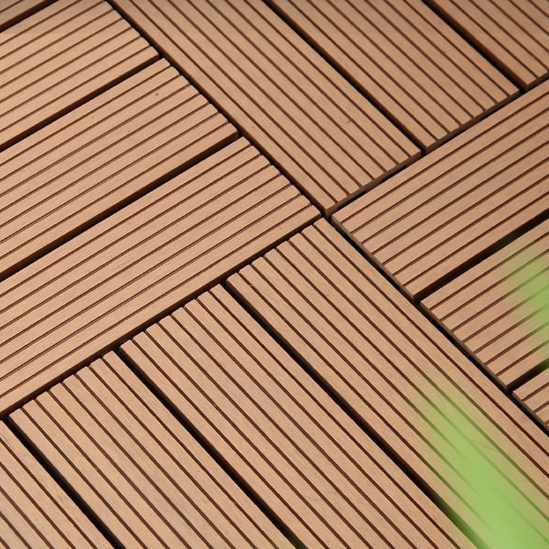 Frendorf | Rechteckige konstruierte Fliesen Wasserresistenter Parkettboden für Balkon