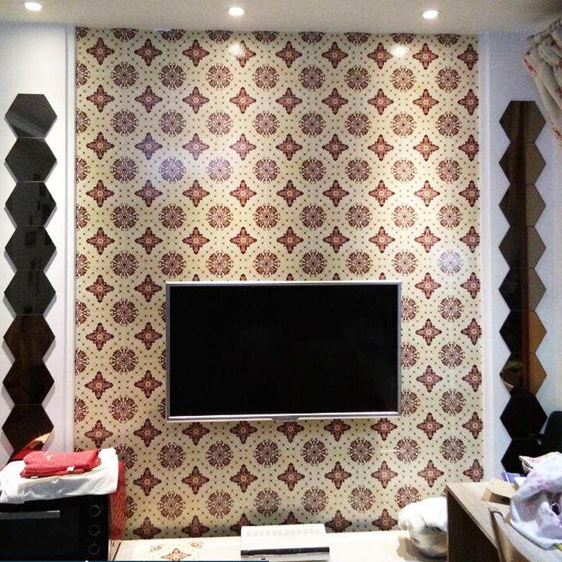 Frendorf | Peel & Stick Vinylboden Mehrfarbiger Stil Vinylboden mit mattem Glanz