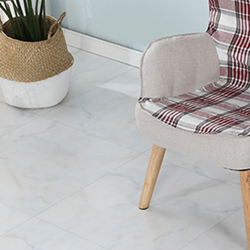 Frendorf | Peel and Stick PVC Bodenbelag Glatter Marmorlook Brandschutz Vinylboden