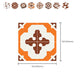 Frendorf | Peel and Stick Vinylboden PVC Muster-Vinylboden mit quadratischem Rand