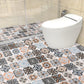 Frendorf | Bodenbelag Indoor Vinyl Keramisch Geometrisches Muster Peel and Stick Bodenbelag Vinly