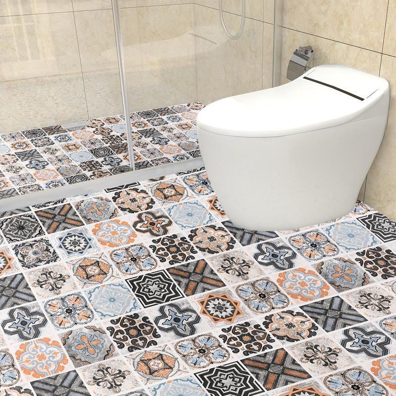 Frendorf | Bodenbelag Indoor Vinyl Keramisch Geometrisches Muster Peel and Stick Bodenbelag Vinly