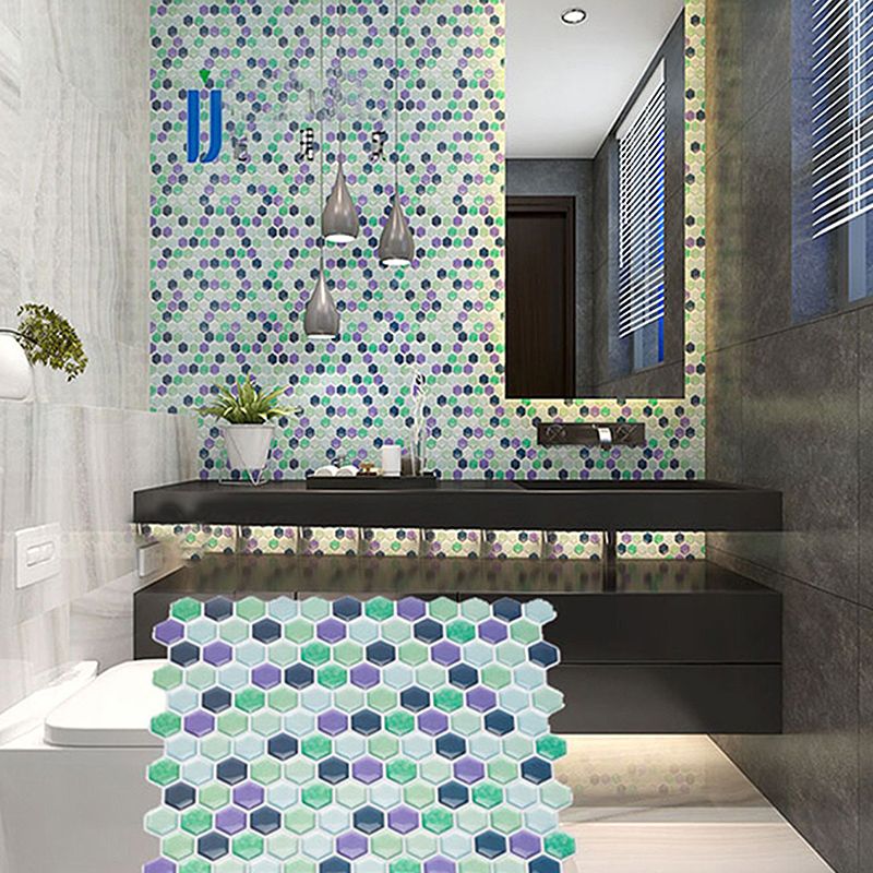 Frendorf | Bunte Mosaik Peel & Stick Fliese Wasserfest für Rückenwand
