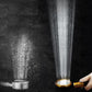 Frendorf | Modern Metall Handbrause in Schwarz Wasser effizientes runder Duschkopf