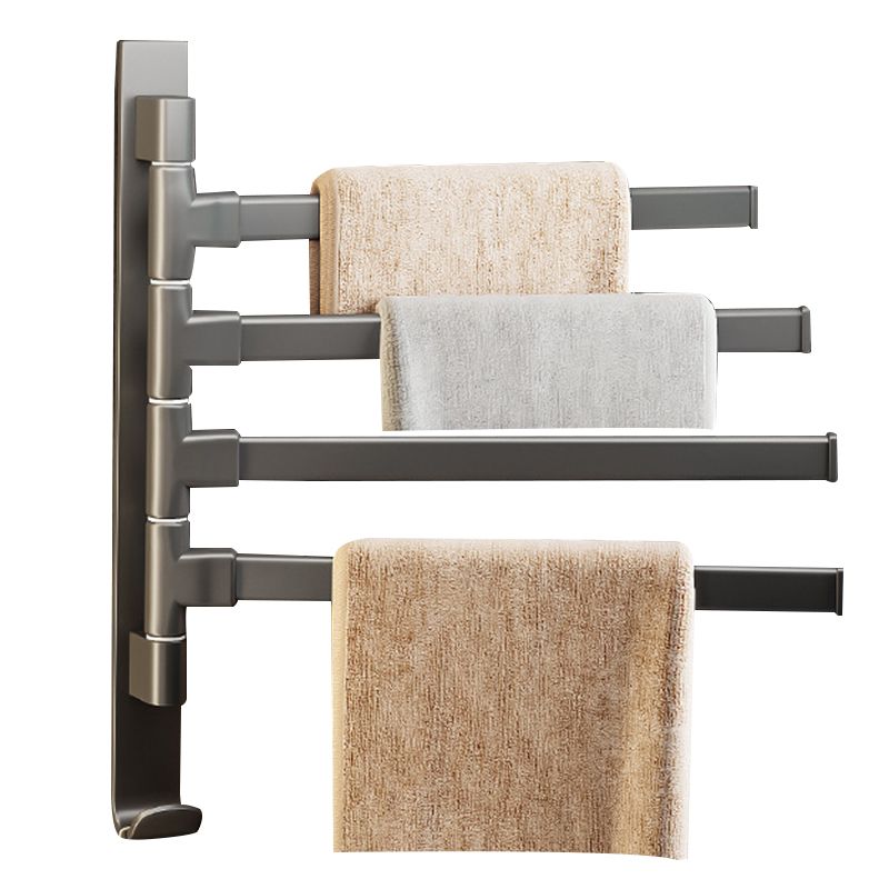 Frendorf | Contemporary Gray Bathroom Accessory Set  Aluminium Handtuchhalter