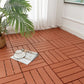 Frendorf | 30 cm X 30 cm 4-Slat Quadrat Deck/Patiobodenfliesen Schnapppassung Installation Bodenfliesen