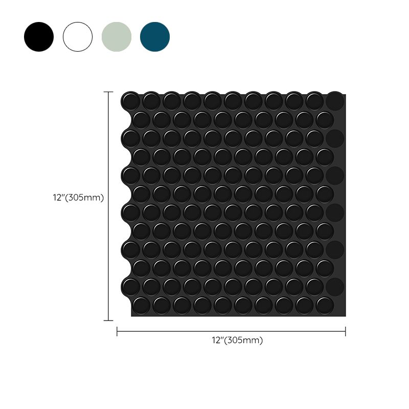 Frendorf | Moderne Peel and Stick Fliesen PVC Penny Round Peel and Stick Rückwandfliesen