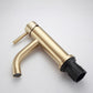 Frendorf | Deck Mounted Roman Tub Faucet Low Arc Tub Faucet Set in Gold
