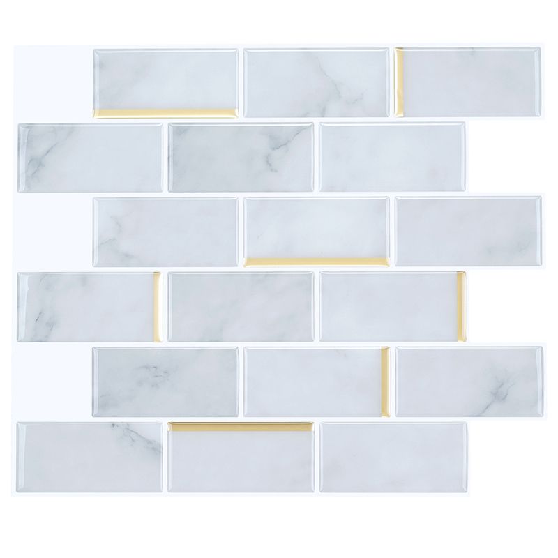 Frendorf | Mosaikfliese Peel & Stick Fliese PVC Küchenrückwand Peel and Stick Wandfliese