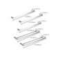 Frendorf | Zeitgenössisches Badezimmerzubehör Hardware-Set in Silber mit Seifenschale