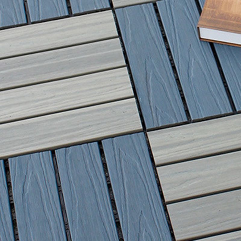 Frendorf | 12" X 12" 4-Slat Quadrat PVC Bodenfliesen Mit Interlocking Installation Bodenplatten Fliesen