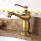 Frendorf | Landhaus Breiter Wasserhahn Waschbeckenarmatur mit Hebelgriff
