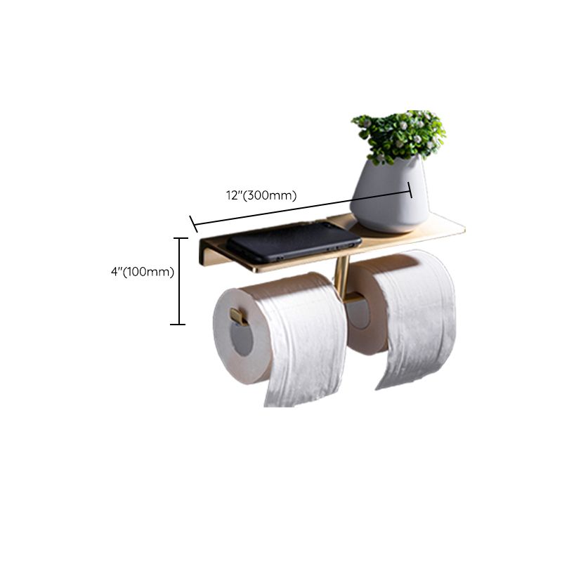 Frendorf | Gebürstetes Messing Badezimmer Hardware Set Retro Golden Badezimmer Zubehör Set