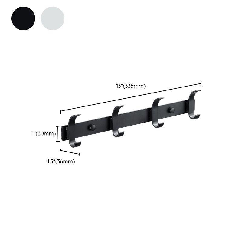 Frendorf | Modernes Badezimmer Zubehör Set Silber/Schwarz Badezimmer Accessoire Kit