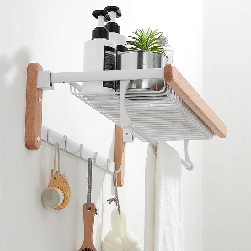 Frendorf | Weißes Badezimmer Set Massivholz & Aluminium Badezimmerzubehör einzeln oder als Set