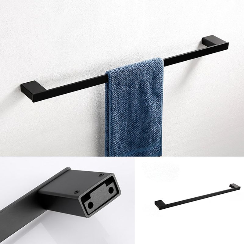 Frendorf | Traditionelles Badezimmerzubehör Hardware-Set in schwarzem Metall