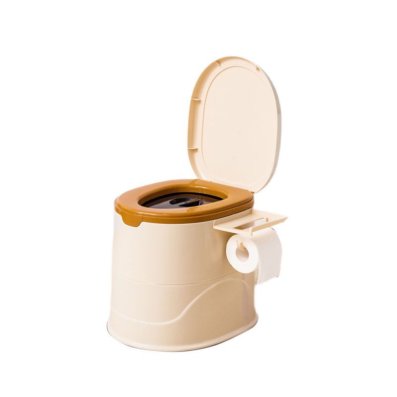 Frendorf | Bodenmontierte Kunststoff-WC Einteiliges WC Modernes Toilettenbecken