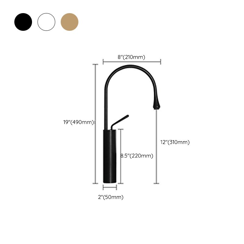 Frendorf | Glam Style Wasserhahn Einzelhebelgriff Waschbecken Wasserhahn für das Badezimmer