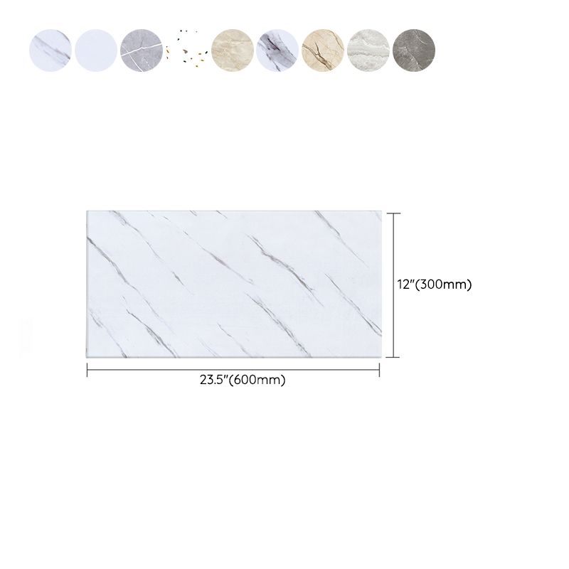 Frendorf | PVC Rechteckige 3er Pack 12" X 23" Peel & Stick Mosaikfliese Küche und Bad Rückenwand