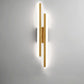 Alana Moderne LED Wandleuchte - Elegante Schwarz/Goldene Wandbeleuchtung für Wohnzimmer und Schlafzimmer