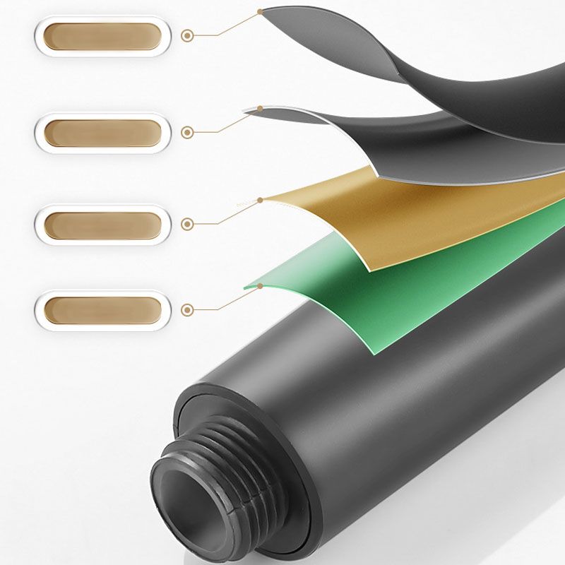 Frendorf | Kunststoff Handbrause Rund Handheld Duschkopf mit Selbstreinigung