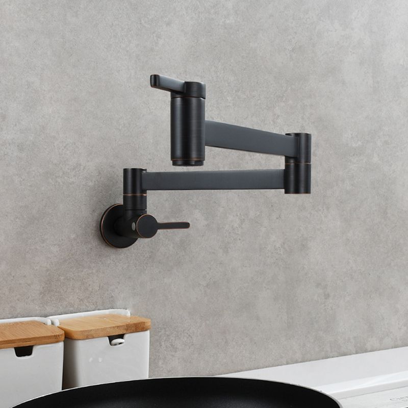 Frendorf | 1-Handgriff gebürstetes Nickel weit verbreiteter Wasserhahn 1 Loch wandmontierter Badezimmer Wasserhahn mit Messing