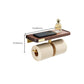 Frendorf | Holz- und Aluminium-Badehardware-Set Goldenes Badezimmerzubehör-Set