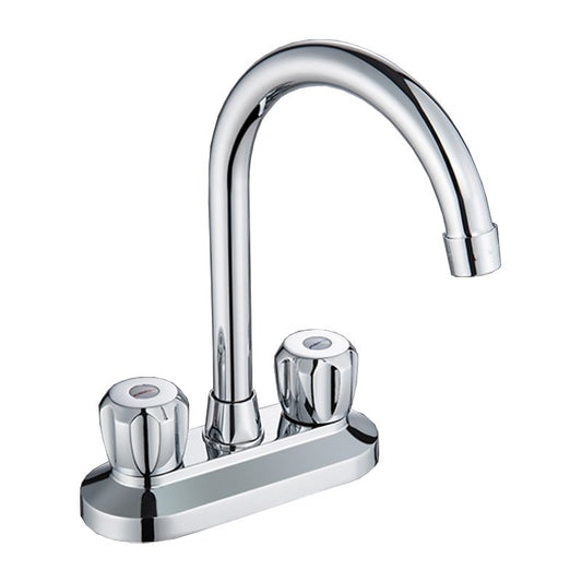 Frendorf | 2-Griff Modernes Gefäß Waschbecken Wasserhahn Drehauslauf Badezimmer Wasserhahn