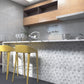 Frendorf | Mosaikfliesen zum Abziehen und Aufkleben Moderne Stil Tapete mit quadratischer Form