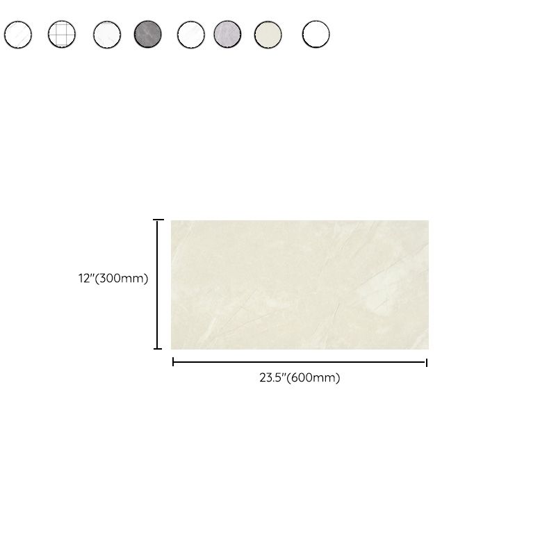 Frendorf | 10er-Pack PVC rechteckige Peel & Stick U-Bahn-Fliese Küchen- und Badezimmer-Rückwand