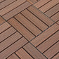 Frendorf | 12" X 12" 4-Slat Quadrat PVC Bodenfliesen Snap-Fit Installation Bodenplattenfliesen