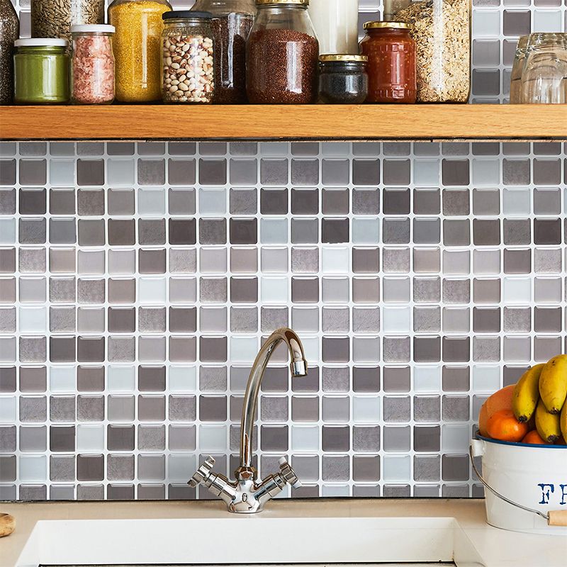 Frendorf | Kunststoff Peel & Stick Mosaikfliese Wasserdichte Peel & Stick Mosaikfliese mit quadratischer Form