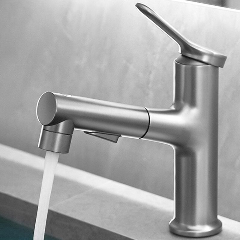 Frendorf | Ausziehbare Waschtischarmatur Einhebel-Badezimmerarmatur 1-Loch-Waschtischarmatur