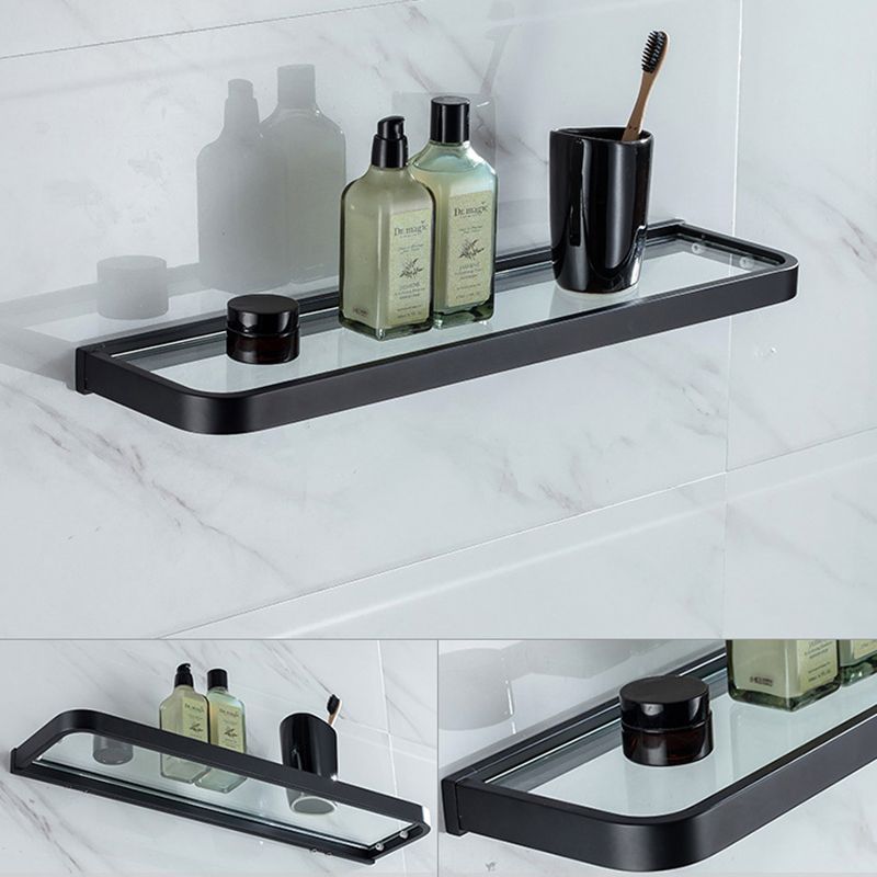 Frendorf | Modern Classic Badzubehörset aus Edelstahl Matt Schwarz Bademantelhaken/Handtuchring Bar