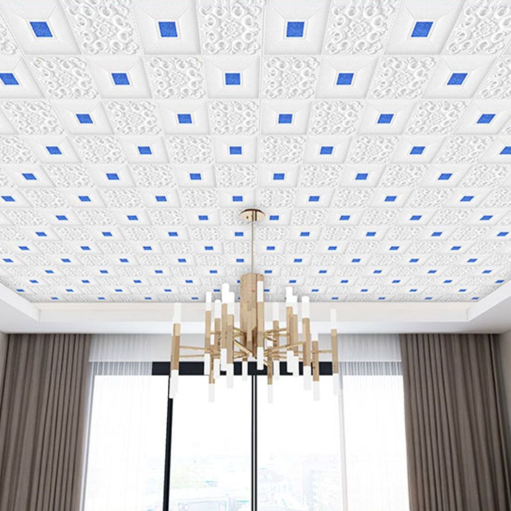 Frendorf | Modernes Zinn-Rückwandverkleidung Glatte Wand Decke XPE Baumwolle Set von 1